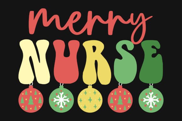 Christmas Nurse SVG Sublimation T-shirt Graphics and Crafts