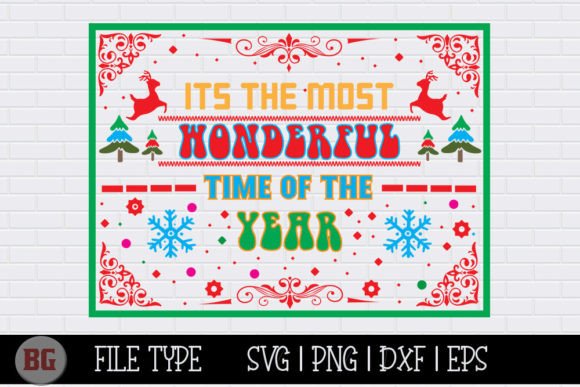 Christmas SVG - Its the Most Wonderful T