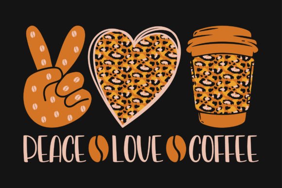 Coffee SVG Sublimation T-Shirt Vector for Graphics and Crafts