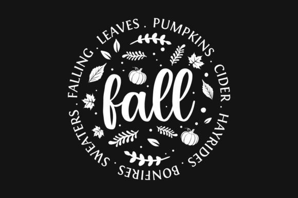 Fall Autumn Pumpkin SVG Sublimation Graphics