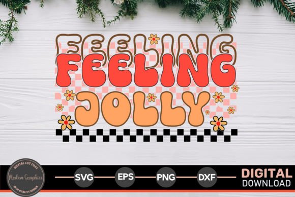 Feeling Jolly Christmas Retro SVG Graphics Review for Crafts