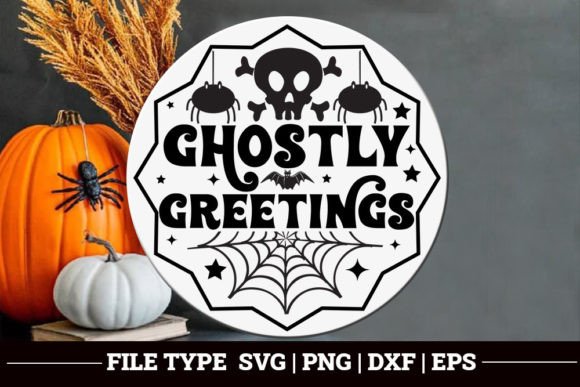 Ghostly Greetings - Halloween SVG: Graphics for Crafts and Marketing