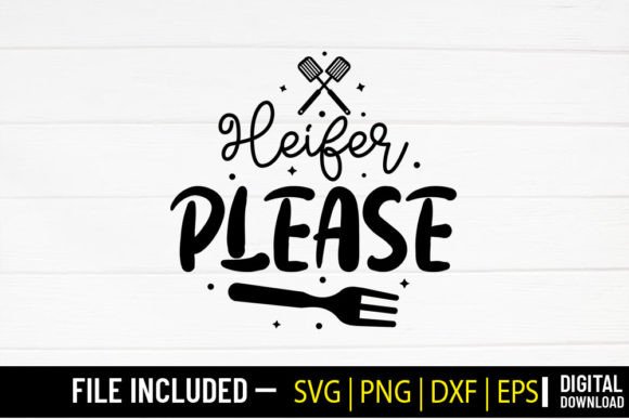 Heifer Please – Kitchen SVG Design. Real Project Review
