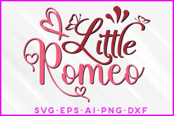 Little Romeo Valentine Tee SVG Design Review for Real Client Work