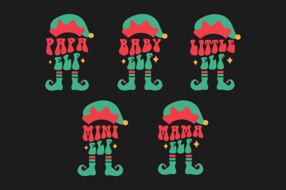 Merry Christmas Elf SVG Sublimation Graphics