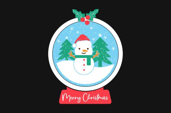 Merry Christmas SVG Sublimation T-shirt: Graphics & Crafts Asset