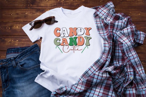 Retro Christmas Svg Design. Candy Cutie