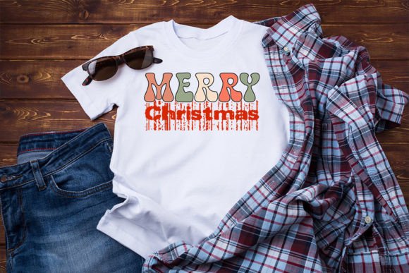 Retro Christmas Svg Design. Merry Graphics