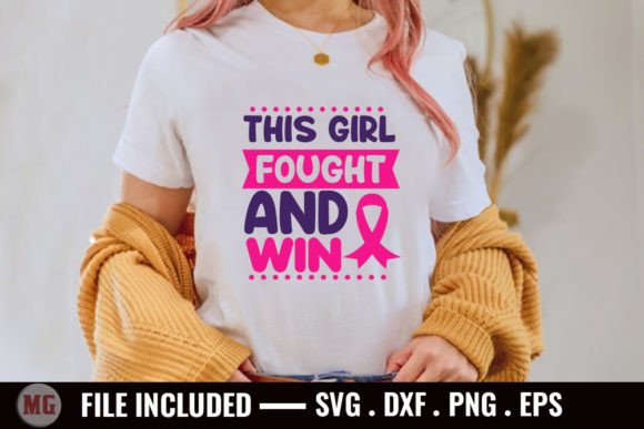 This Girl Fought and Win - Svg